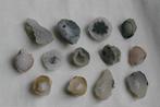 13 stuks gepolijste Geoden, Verzenden, Mineraal