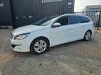 Peugeot 308 1.6 E-hdi 88 KW SW 2014 Wit, Auto's, Peugeot, Voorwielaandrijving, Stof, 680 kg, 4 cilinders