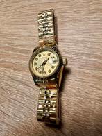 Gouden Automatisch Horloge 36mm – Fluted Bezel –Datumfunctie, Overige merken, Staal, Polshorloge, Nieuw