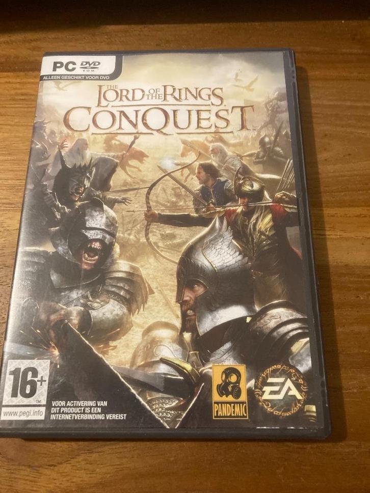 PC cd-rom Lord Of The Rings - Conquest, Spelcomputers en Games, Games | Pc, Zo goed als nieuw, Avontuur en Actie, 1 speler, Vanaf 3 jaar