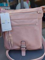 Oud roze schoudertas 2 vaks *nieuw*, Sieraden, Tassen en Uiterlijk, Tassen | Schoudertassen, Ophalen of Verzenden, Zo goed als nieuw