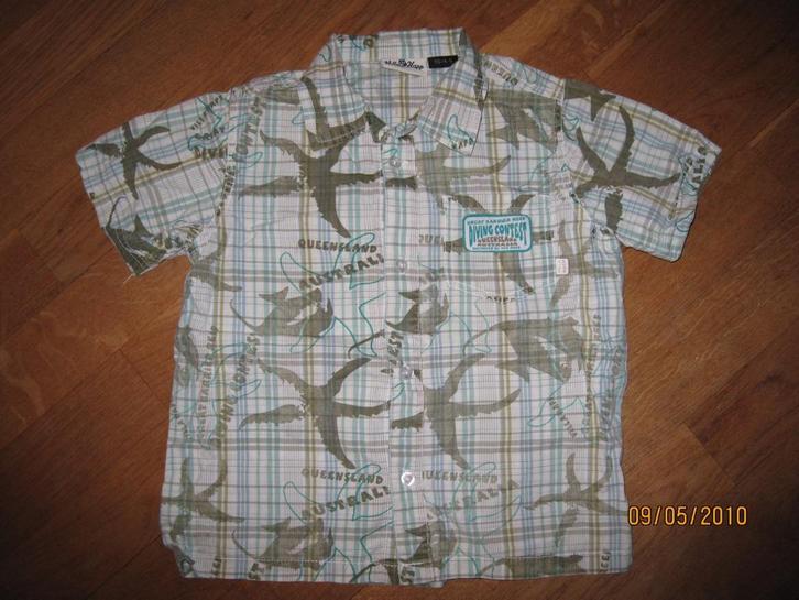 Villa Happ zomerse blouse maat 110, Kinderen en Baby's, Kinderkleding | Maat 110, Gebruikt, Jongen, Overhemd of Blouse, Ophalen of Verzenden