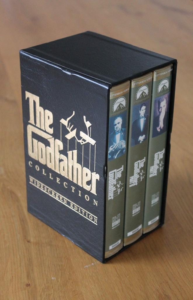 The Godfather Collection VHS, Don Corleone trilogie, MAFFIA, Cd's en Dvd's, VHS | Film, Zo goed als nieuw, Thrillers en Misdaad