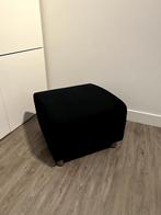 Ikea Klippan voetenbankje / poef / hocker - zwart, Ophalen, Zo goed als nieuw, Metaal, 50 tot 75 cm
