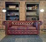 3 zits rode Chesterfield, Antiek en Kunst, Antiek | Meubels | Stoelen en Banken, Ophalen