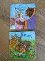 Twee sprookjesboeken Belle en Bambi *nieuw*, Ophalen of Verzenden, Nieuw