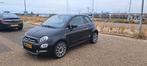 Fiat 500 1.2 2017 Zwart, Auto's, Voorwielaandrijving, Stof, 4 cilinders, 840 kg