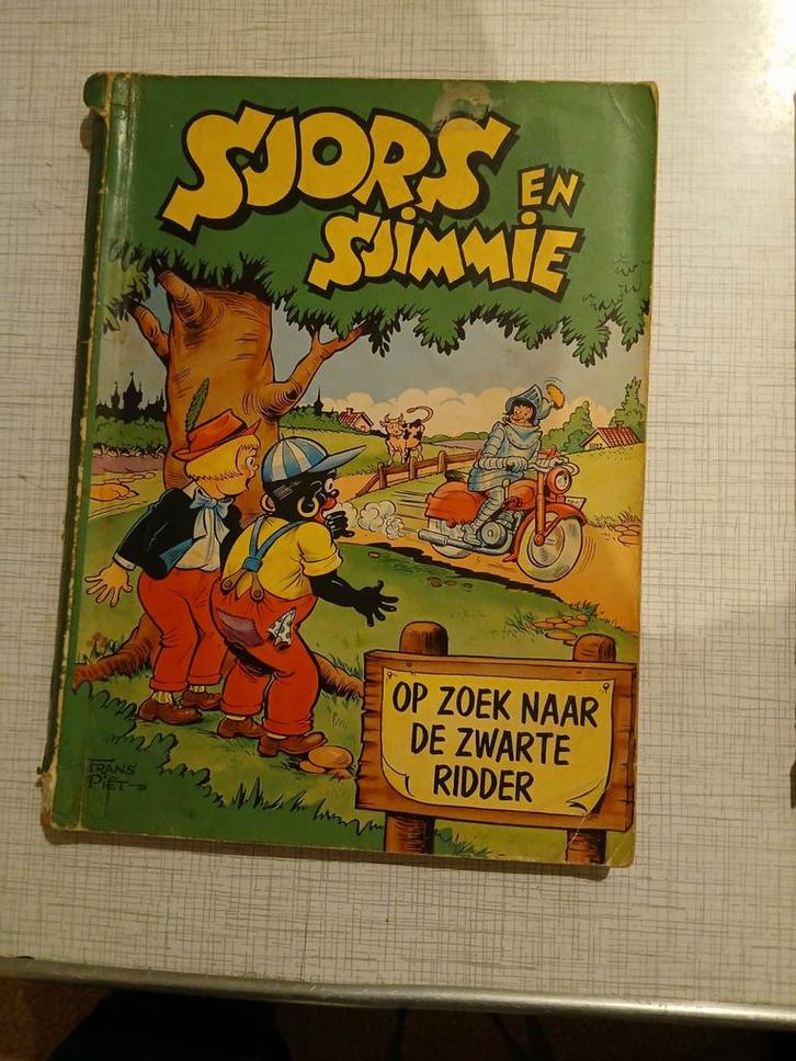 2x Sjors en Sjimmie - Tijdmachine & Zwarte Ridder, Boeken, Stripboeken, Gelezen, Meerdere stripboeken, Ophalen of Verzenden