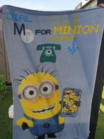 Fleece deken minion, Ophalen of Verzenden, Zo goed als nieuw, Deken