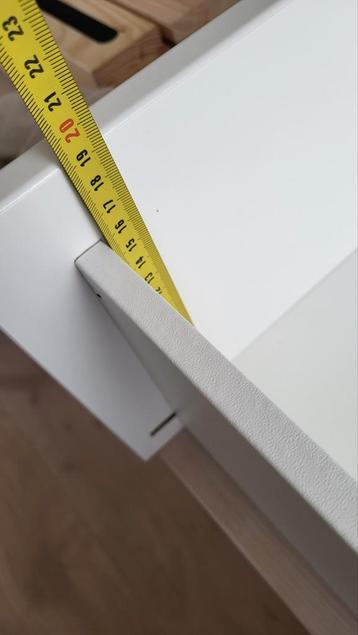 Wit Nordli bed met lades IKEA - afbeelding 8