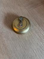Antieke messing asbak met anker, Antiek en Kunst, Ophalen of Verzenden