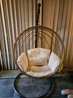 Hangstoel rotan, Tuin en Terras, Tuinstoelen, Ophalen, Zo goed als nieuw, Rotan
