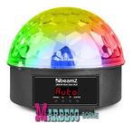 Mini Star Ball, LED licht effect, 9 colors, DMX, afstandsbed, Kleur, Nieuw, Info@marbeco.nl, BeamZ