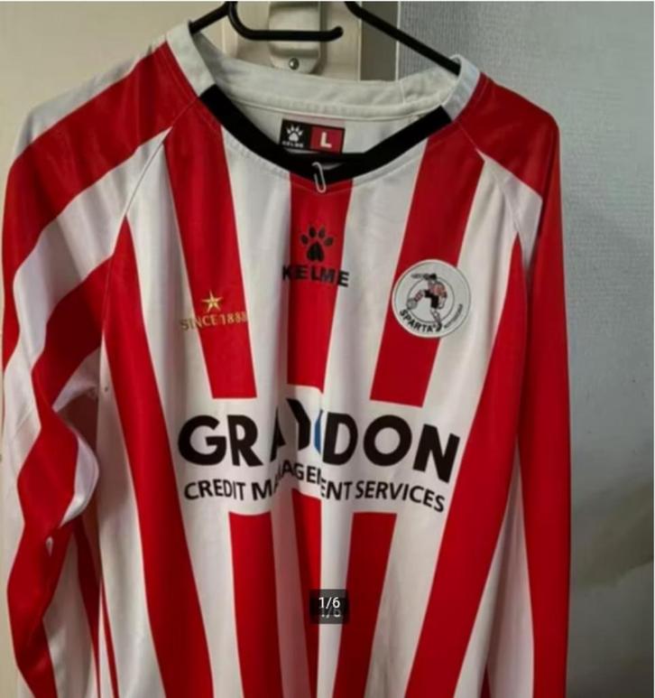 Uniek item! Matchworn Nathan Rutjes en brief Fred Grim, Verzamelen, Sportartikelen en Voetbal, Zo goed als nieuw, Shirt, Sparta