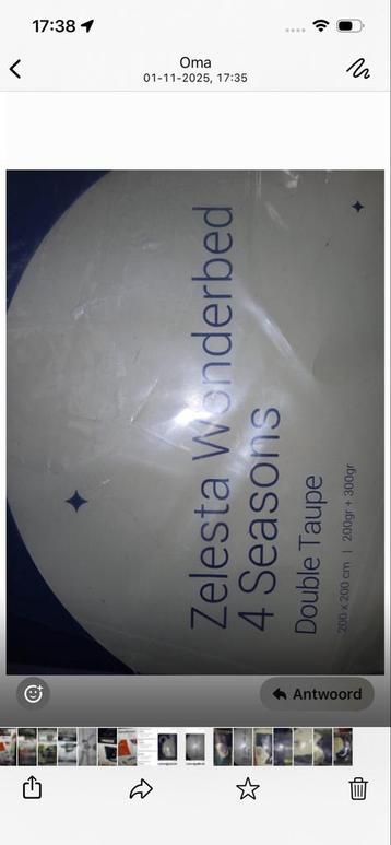 Zelesta Wonderbed 4 Seasons - Tweepersoons Dekbed beschikbaar voor biedingen