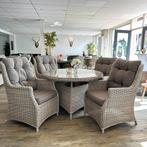 Ronde wicker Tuinset – Bois le Duc – 1.20m - Prima staat, Verzenden, ., Zo goed als nieuw, .