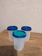 3 Tupperware ruimtespaarders met deksel en 1 met strooier, Huis en Inrichting, Keuken | Tupperware, Ophalen of Verzenden, Nieuw
