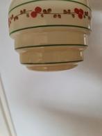 Vintage Lampenkap Crème met Bloemen, Huis en Inrichting, Lampen | Lampenkappen, Crème, Ophalen of Verzenden, Zo goed als nieuw