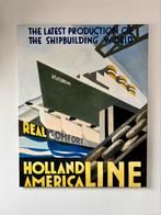 Handgeschilderde reproductie Holland America Lijn, Ophalen of Verzenden, 75 tot 100 cm, Schilderij, 75 cm of meer