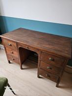 Teak houten bureau, Ophalen