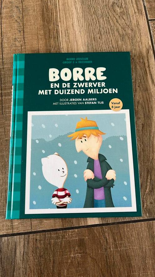 Jeroen Aalbers - Borre en de zwerver met duizend miljoen, Boeken, Kinderboeken | Jeugd | onder 10 jaar, Zo goed als nieuw, Ophalen of Verzenden