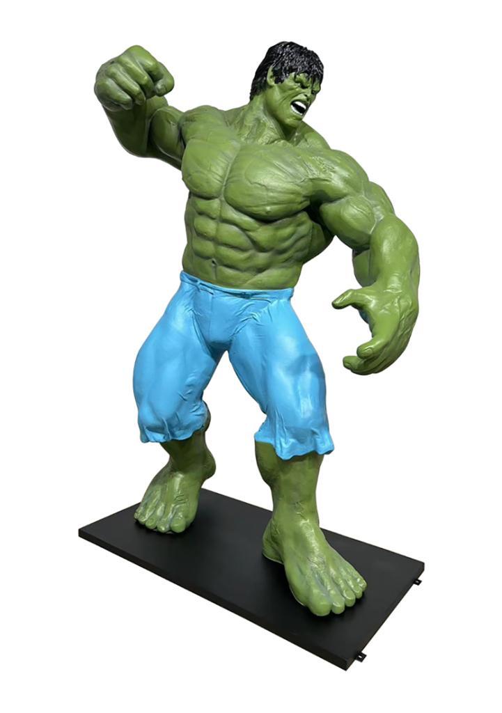 OHNO - Sculptuur De Hulk Cartoon Personage - Glasvezel, Antiek en Kunst, Kunst | Designobjecten