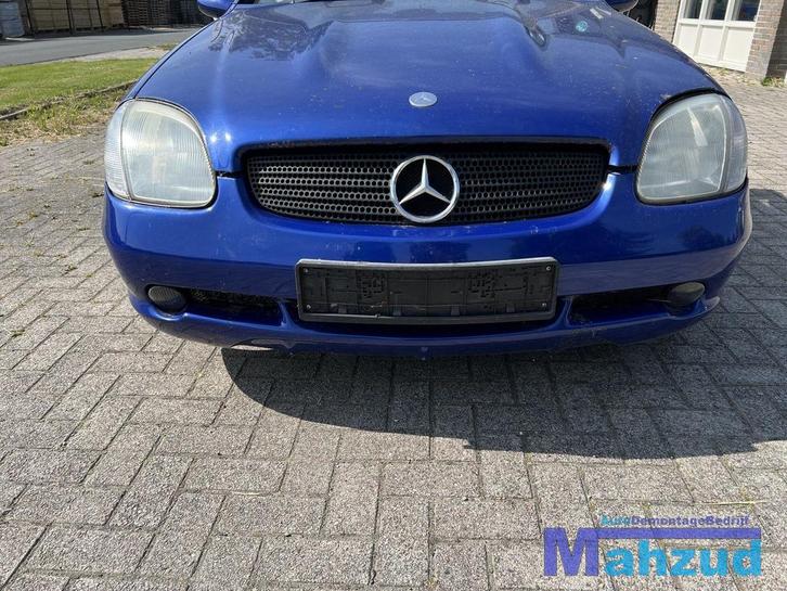 MERCEDES SLK R170 Blauw 352 AMG PAKKET BUMPER Zijskirt, Auto-onderdelen, Carrosserie en Plaatwerk, Bumper, Mercedes-Benz, Voor