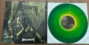 Megadeth - Megadeth Tour lp / Yellow with Green Burst Vinyl beschikbaar voor biedingen