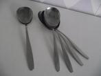 5 RVS opscheplepel rijstlepel 4x 21cm 23cm Durfine stainless, Ophalen of Verzenden