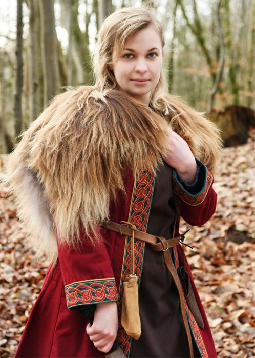 viking jurk mantel wikinger kleid vikings jurken haithabu, Hobby en Vrije tijd, Kostuums, Theaterbenodigdheden en LARP, Nieuw