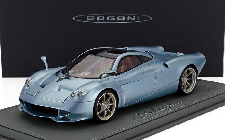 BBR 1:18 Pagani Codalunga Matt light blue, Hobby en Vrije tijd, Modelauto's | 1:18, Nieuw, Auto, Overige merken, Ophalen of Verzenden
