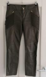 Supertrash skinny broek + coating metallic brons 29 nr 37532, Kleding | Dames, Supertrash, Lang, Ophalen of Verzenden, Bruin