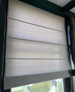 4 Grijze vouwgordijnen - 120x177cm, Huis en Inrichting, Stoffering | Gordijnen en Lamellen, Gebruikt, 100 tot 150 cm, Ophalen of Verzenden