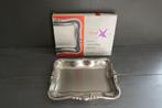 Vintage Alessi RVS schaal Barocco in originele doos, Overige materialen, Verzenden, Effen, Schaal of Schalen