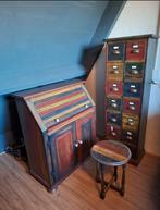 'Vintage' bureau en ladekast, Huis en Inrichting, Kasten | Ladekasten, Ophalen