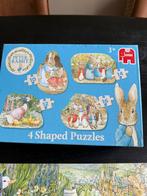 Peter Rabbit / Pieter Konijn puzzels (4, Beatrix Potter), Hobby en Vrije tijd, Ophalen of Verzenden, Minder dan 500 stukjes, Zo goed als nieuw