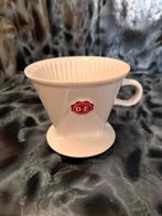 Vintage D.E. koffiefilterhouder porselein, Ophalen, Zo goed als nieuw