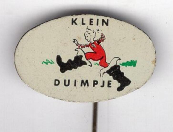 Klein Duimpje blik sprookjes speldje ( W_192 ), Verzamelen, Speldjes, Pins en Buttons, Zo goed als nieuw, Speldje of Pin, Figuurtje
