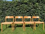 4 vintage design stoelen Niels Otto Moller model 75, Ophalen, Gebruikt, Overige kleuren, Hout