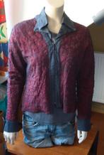 Rood-zwart kort jasje van Véchy maat 40, Kleding | Dames, Maat 38/40 (M), Ophalen of Verzenden, Gedragen, Rood