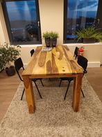 Mango houten eettafel 180x90x77, Ophalen, Gebruikt, 50 tot 100 cm, 150 tot 200 cm