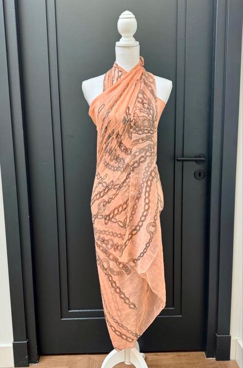 Grote koraal schakelkettingen print pareo / sjaal, Kleding | Dames, Badmode en Zwemkleding, Overige typen, Ophalen of Verzenden