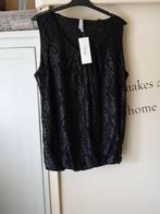 Miss Etam zwarte dubbeltop Anki 48, Kleding | Dames, Verzenden, Zwart, Maat 46/48 (XL) of groter, Nieuw
