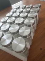 Kruidenpotjes met deksel - Set 24 stuks, Ophalen of Verzenden, Nieuw