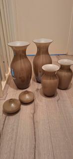 Mooie set vazen, Ophalen, Overige kleuren, Minder dan 50 cm, Glas