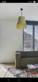 Retro hanglamp groen 45 cm, Huis en Inrichting, Zo goed als nieuw, Stof, Minder dan 50 cm, Ophalen