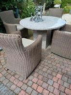 BRANDON buitenstoelen 4 stuks Wicker., Ophalen, Zo goed als nieuw