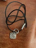 Fiat 500 ketting met hanger, Overige materialen, Overige voorstellingen, Zwart, Ophalen of Verzenden