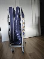 Logeerbed opklapbed 80x190, Eenpersoons, Zo goed als nieuw, 80 cm, Metaal