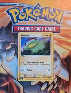 Electrike 53/109 Ex Ruby&Sapphire set pokemon kaart, Ophalen of Verzenden, Gebruikt, Losse kaart
